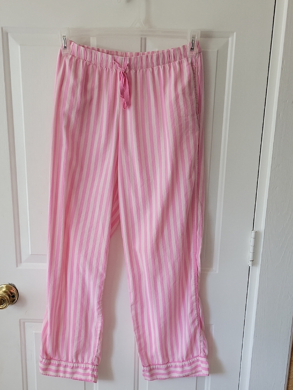 Victoria's Secret Pink and White Striped Sleep Shorts